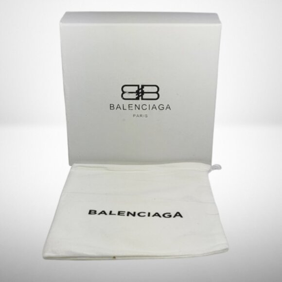 Balenciaga BB LOGO Hardware Monaco Belt - New - Size: 115/45 - Picture 7 of 7